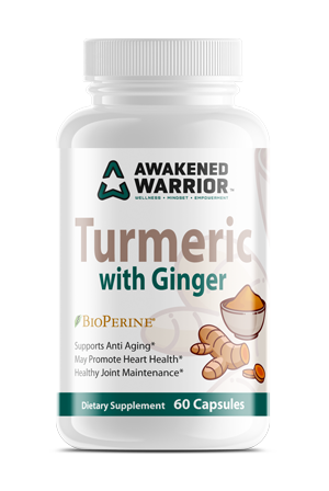 Awakened Warrior Tumeric with Ginger Supplement